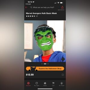 Hulk Mask | Child Size